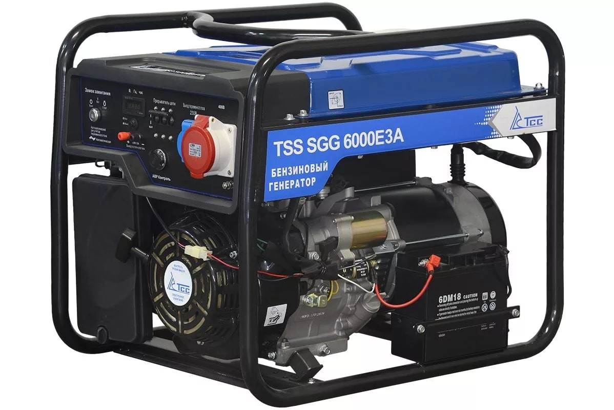 Бензиновый генератор ТСС SGG 6000 E3A